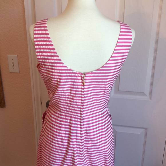 Kate Spade Pink Striped Bow Dress - Picture 6 of 7